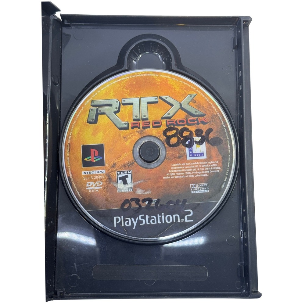 RTX Red Rock Sony PlayStation 2 PS2 LucasArts 2003 Action Adventure Video Game